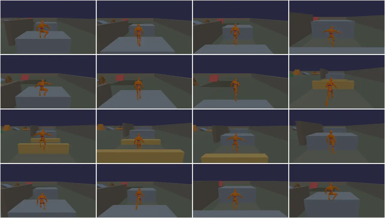 The autopilot running the lane, frame by frame